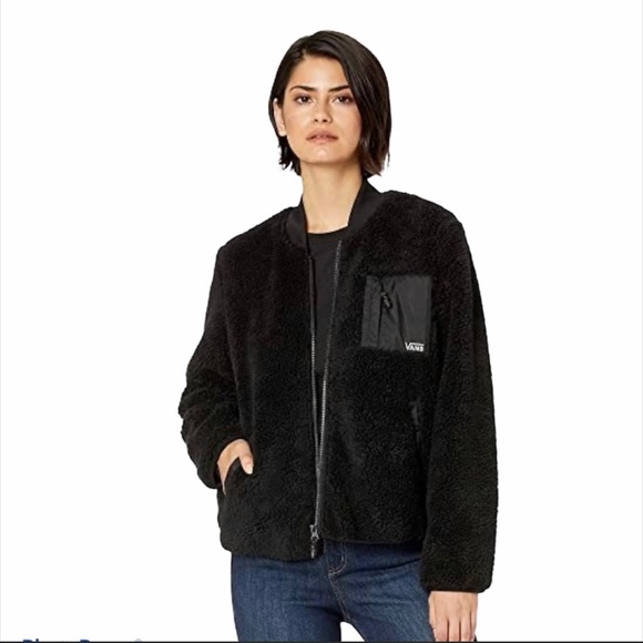 VANS NWT Sherpa Bomber Jacket - Picture 1 of 9